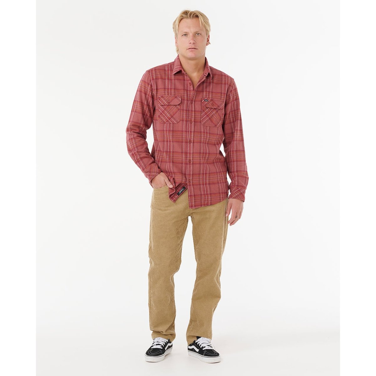 Chemise en flanelle GRIFFIN beurre de pomme, RIP CURL