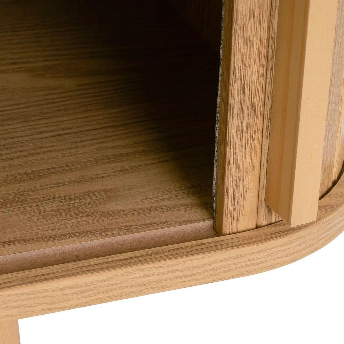 Bureau secrétaire en bois à portes coulissantes 120x50x75cm bois, WADIGA