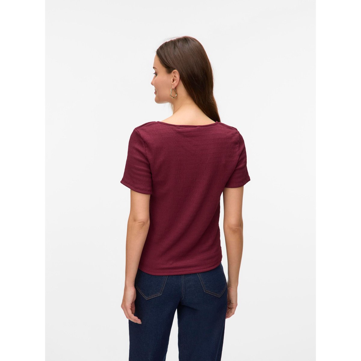 Top burgundy, VERO MODA
