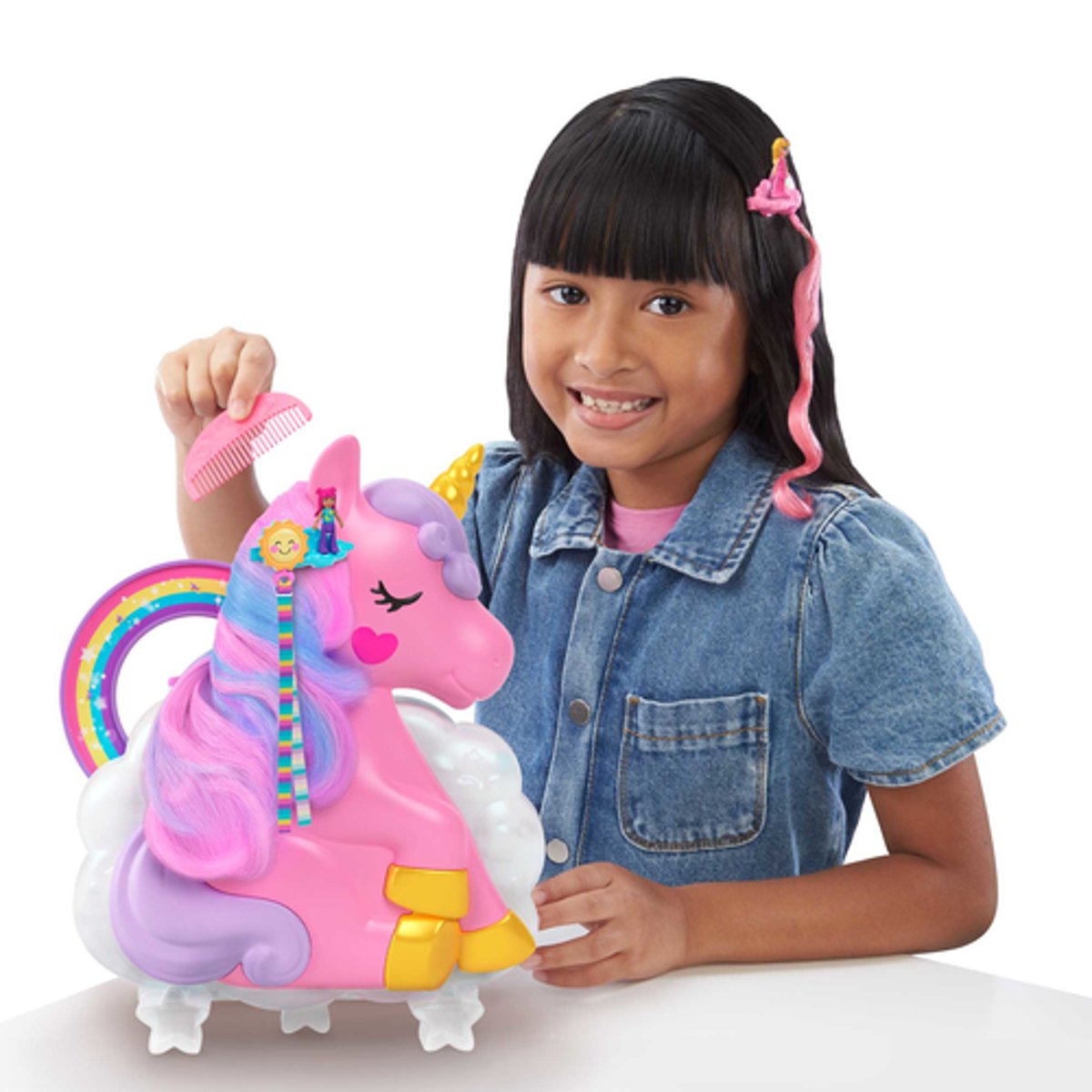 salon licorne arc en ciel v002226, MATTEL