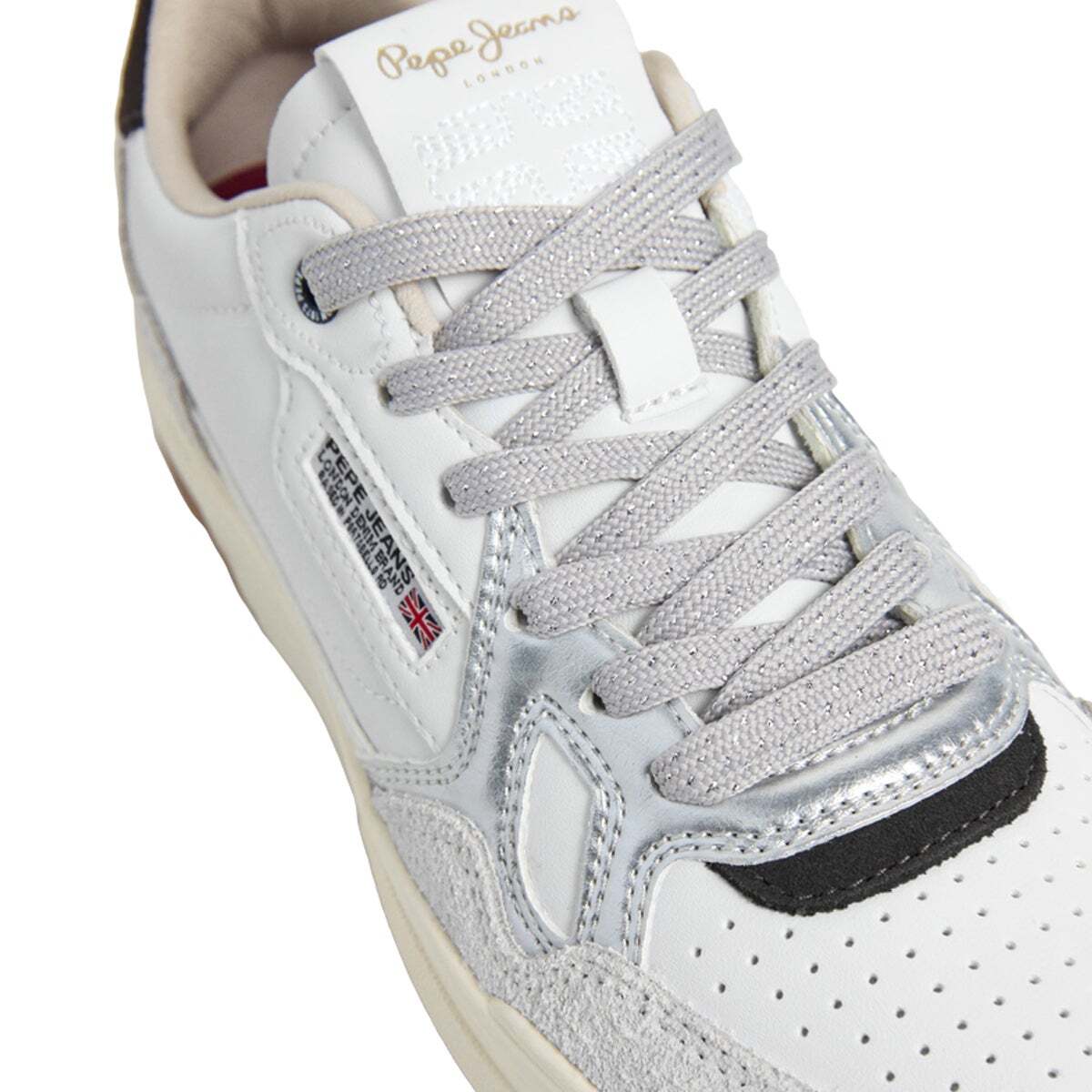 Chester - Baskets Avec Détails En Daim blanc, PEPE JEANS