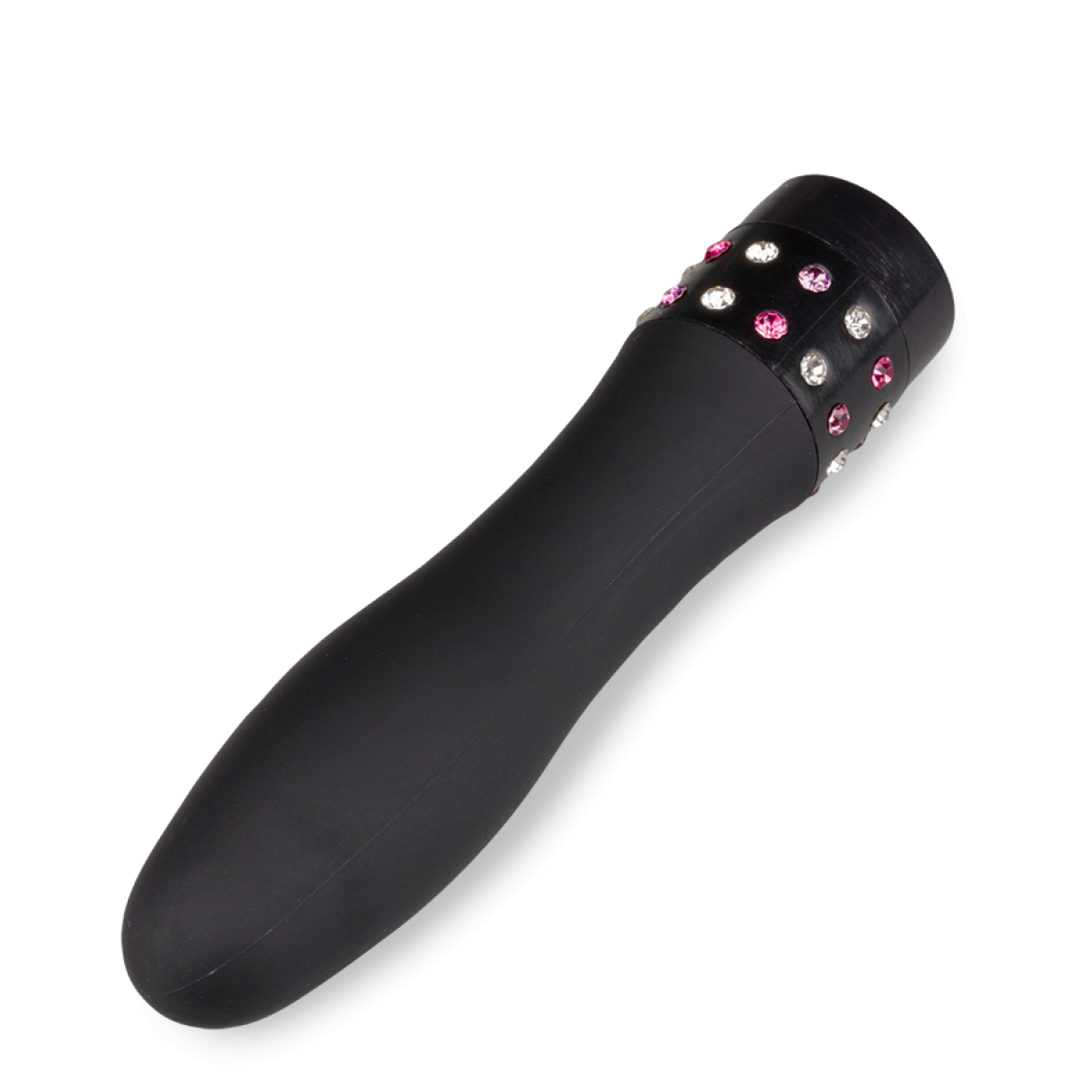 Vibromasseur puissant strass et douceur noir, LOVE AND VIBES