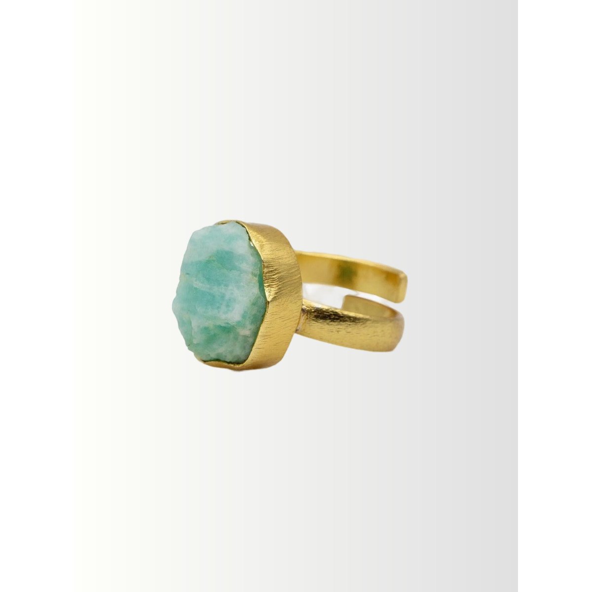 Boucles d'oreilles HOPE AMAZONITE dorado, THE-ARE