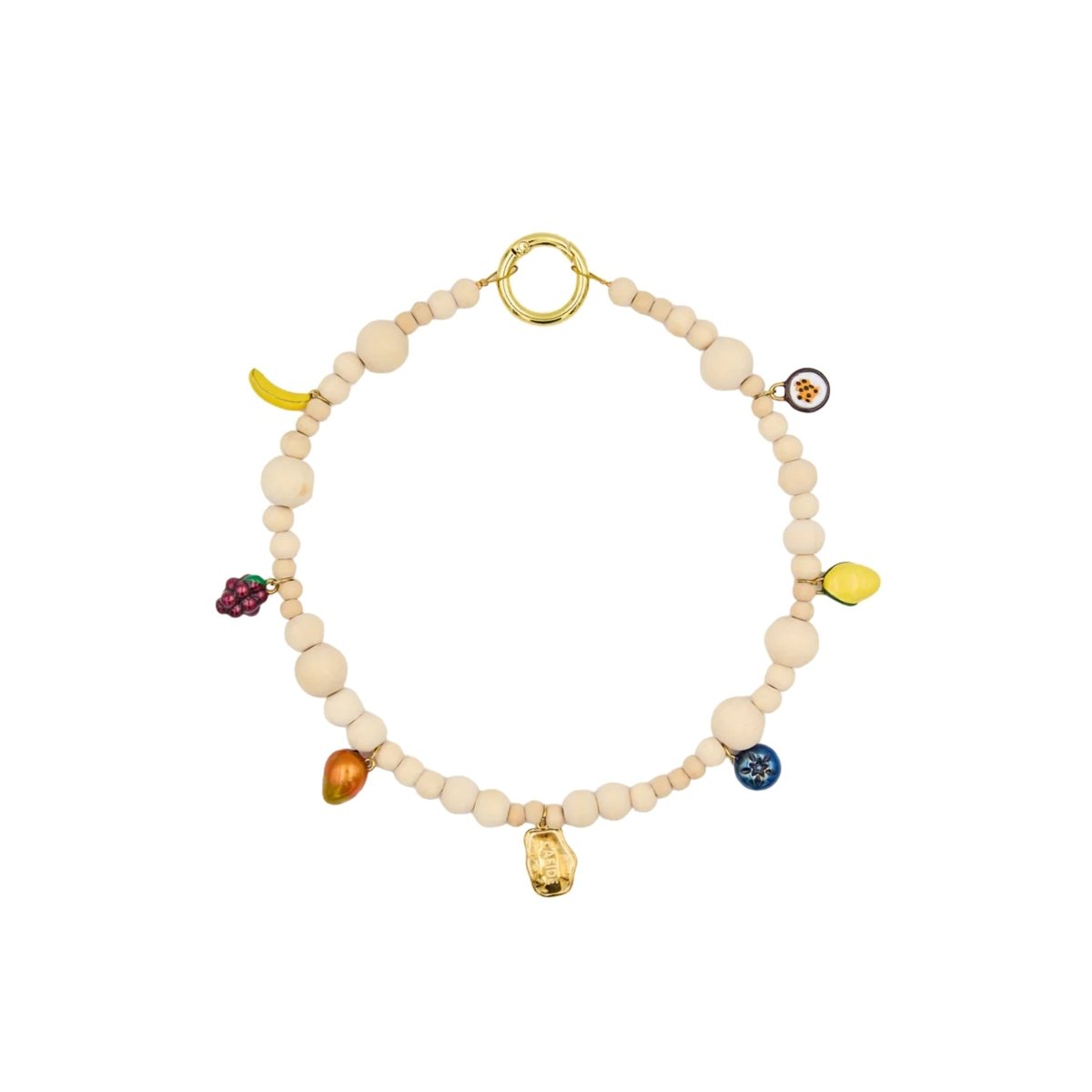 Collier à breloques pour chien, SIRA bois clair, CAFIDE