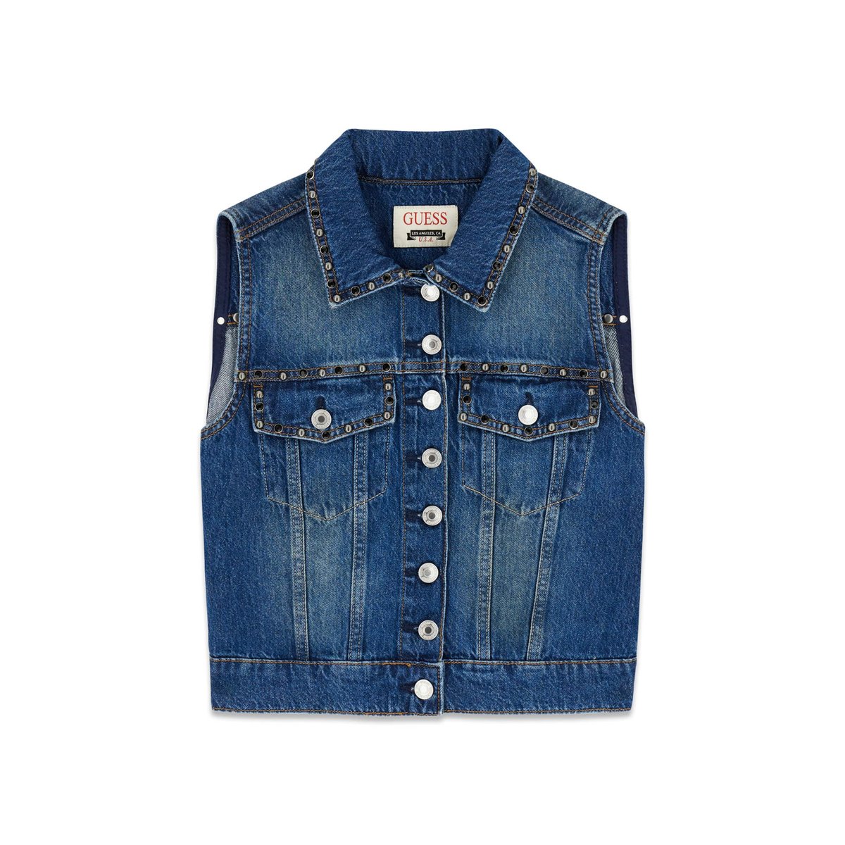Veste En Denim bleu, GUESS
