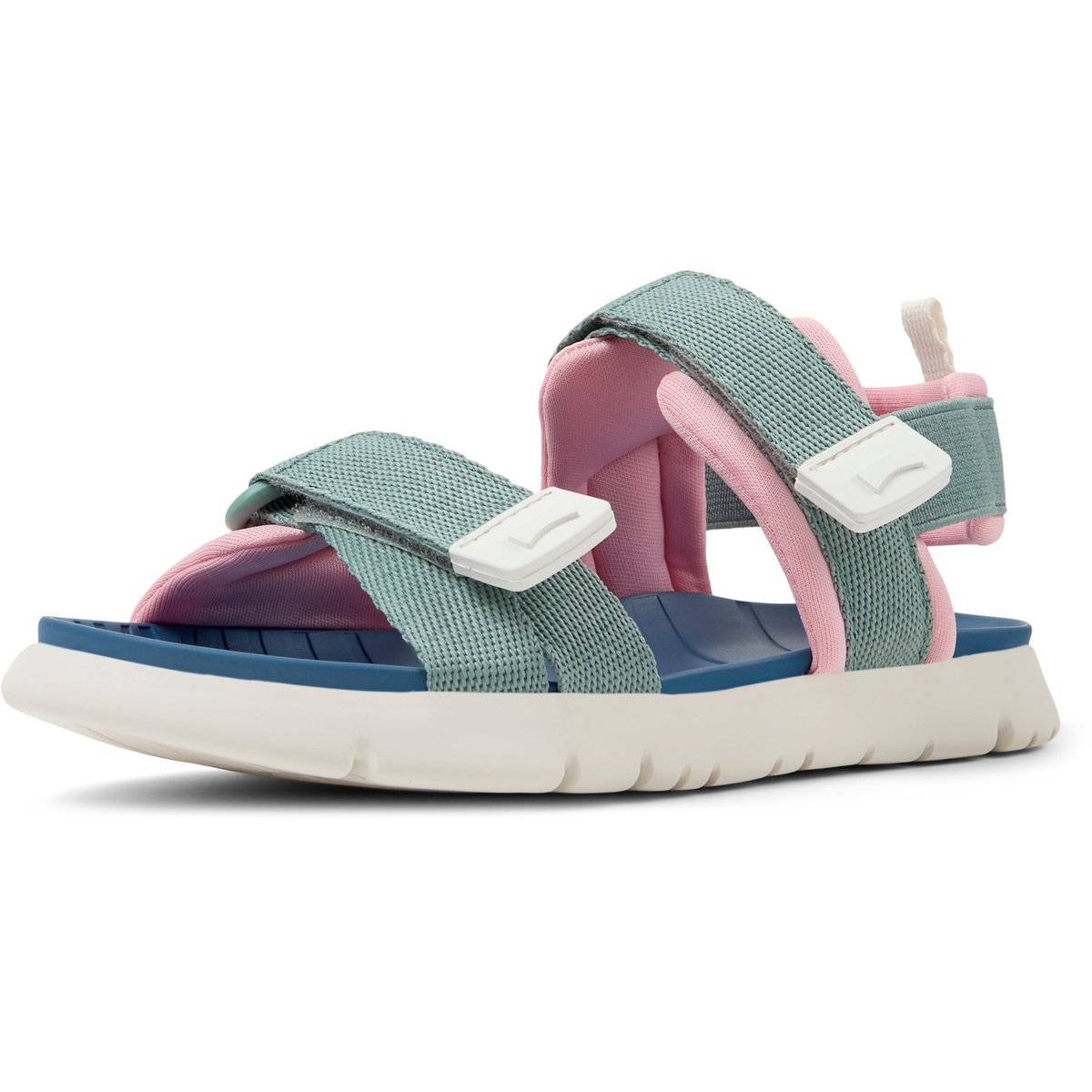 Sandales Oruga vert moyen et gris foncé, CAMPER