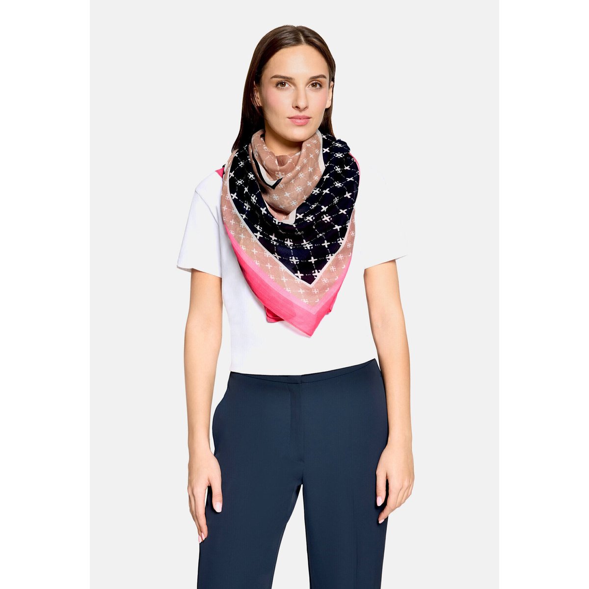 Foulard à impression nature/pink, BETTY BARCLAY