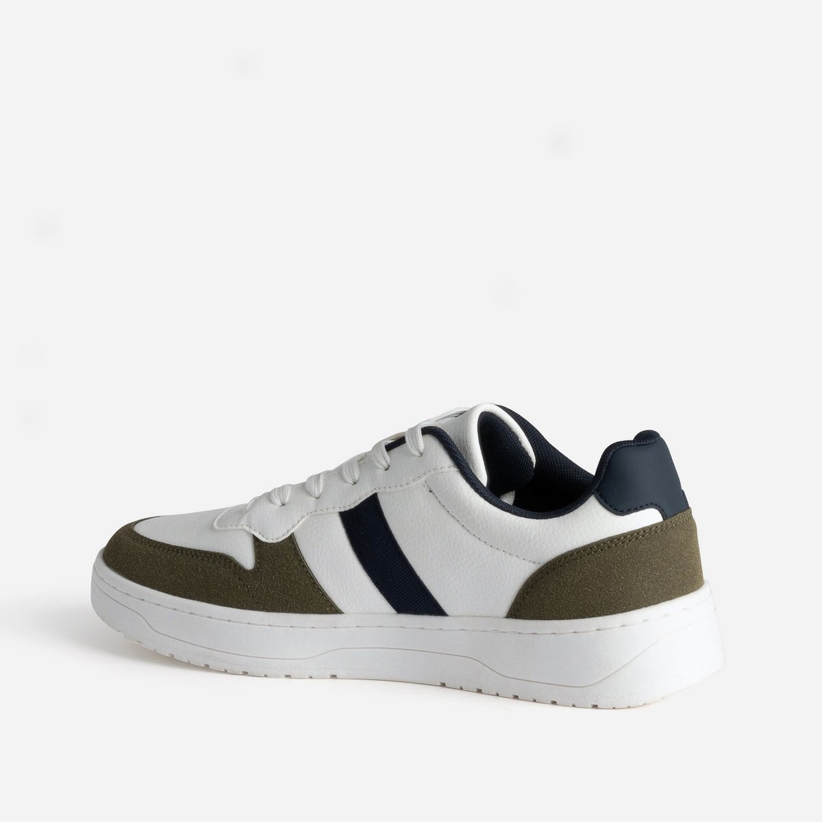 Basket DIEGO blanc/kaki, ERAM