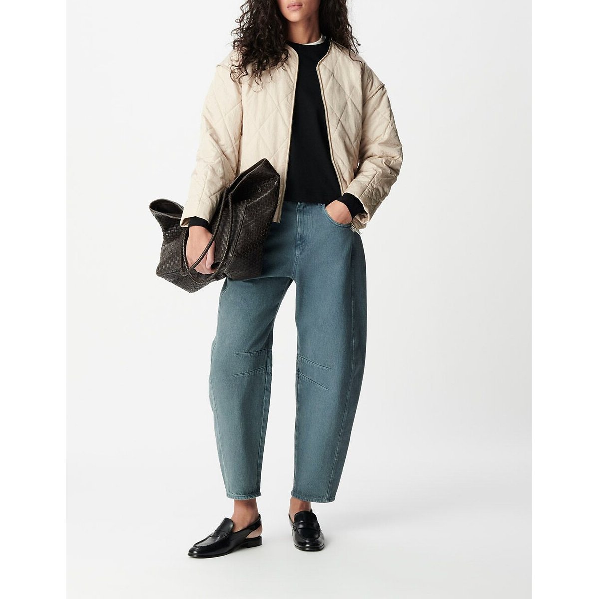 Giubbotto con chiusura a zip, mezza stagione champagne, IKKS