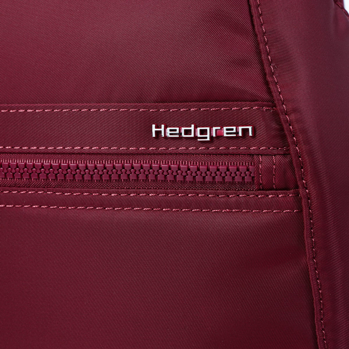 Sac à dos grand format avec protection RFID, VOGUE maroon banner, HEDGREN