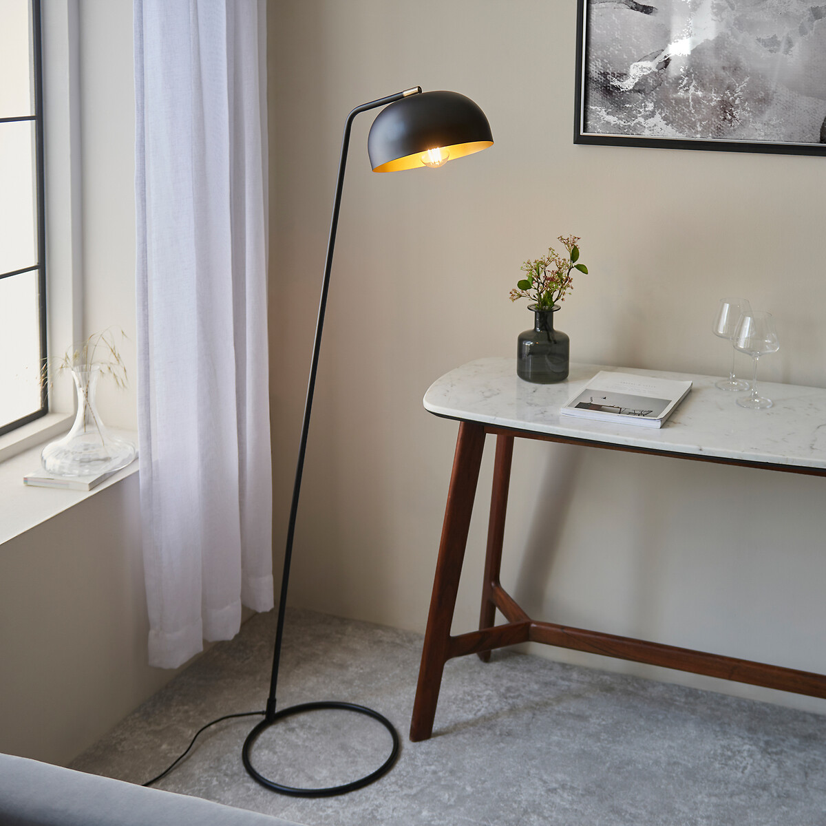 Blair Modern Style Floor Light aged brass, SO'HOME