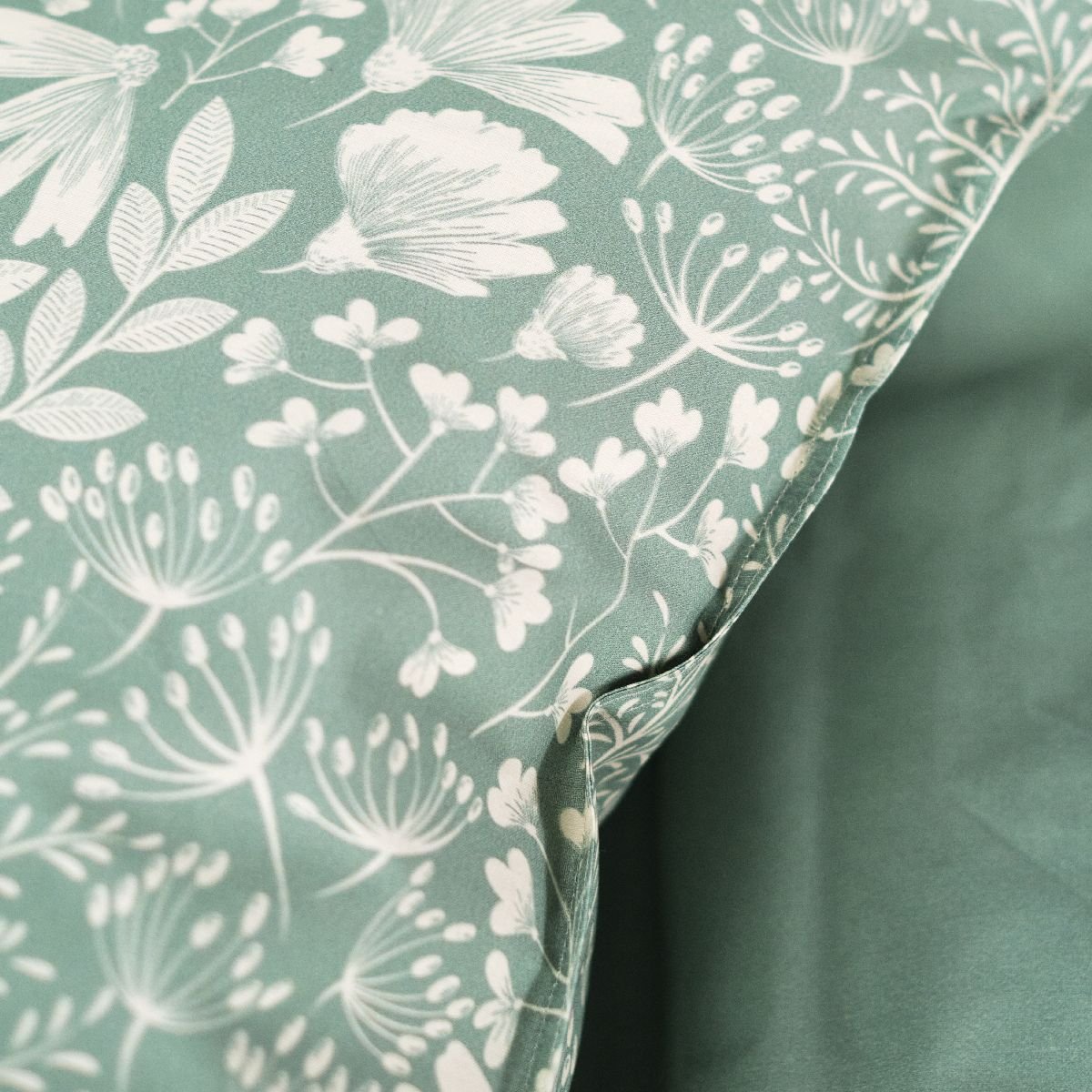 Parure de lit SUNSHINE ELSA vert, TODAY