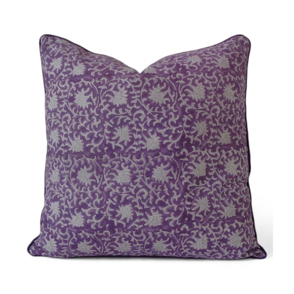 Housse de coussin Noura violet, crème, ARCHIV