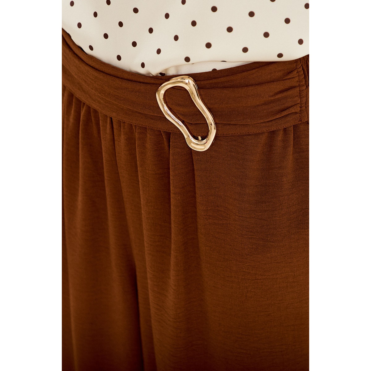 Pantalon bootcut taille standard marron, CACHE CACHE