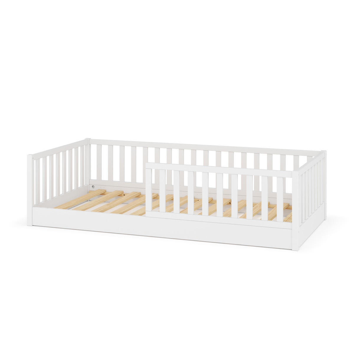 Chambre Montessori enfant Bois massif ROMEO blanc, AKITEN RETAIL