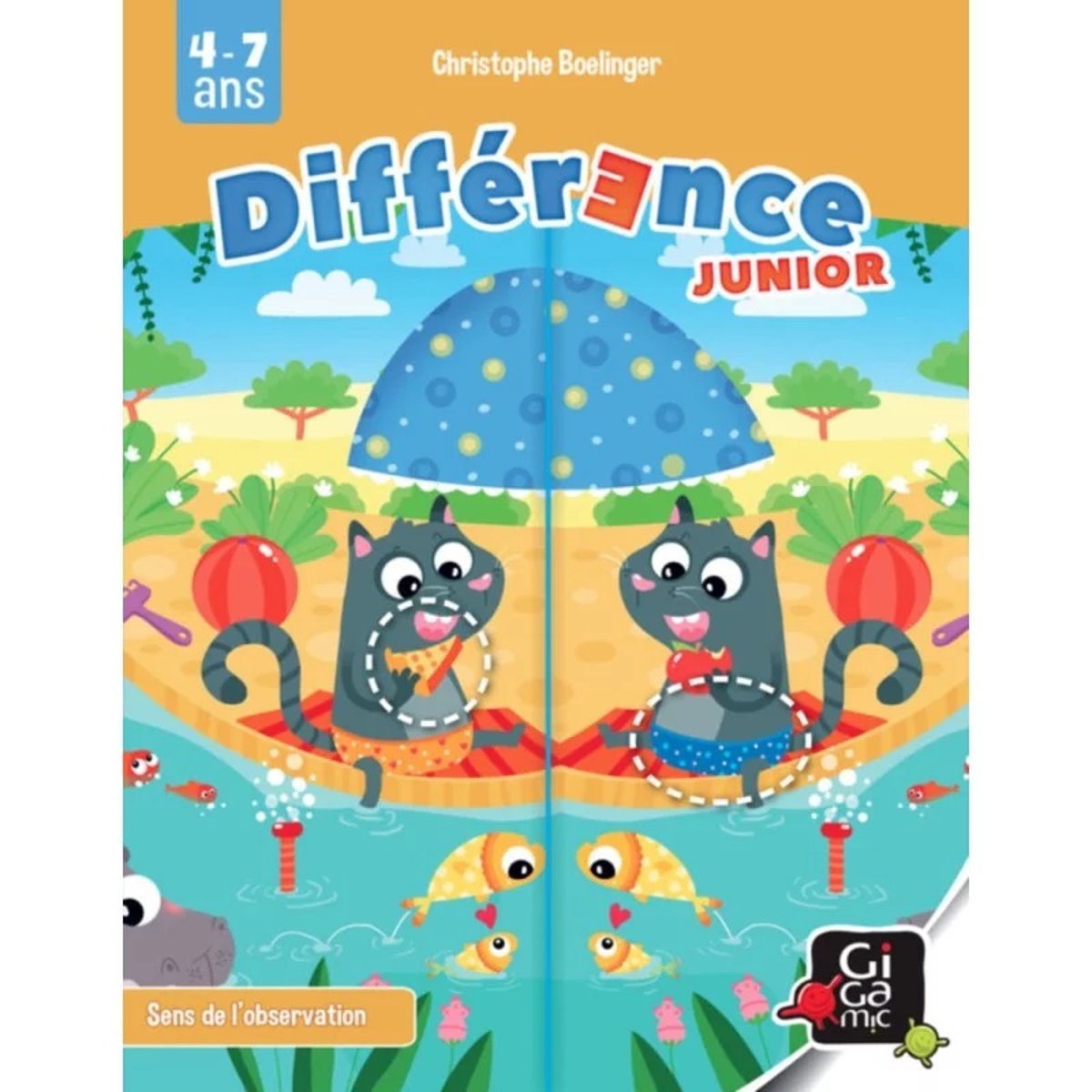 Différence Junior bleu, GIGAMIC