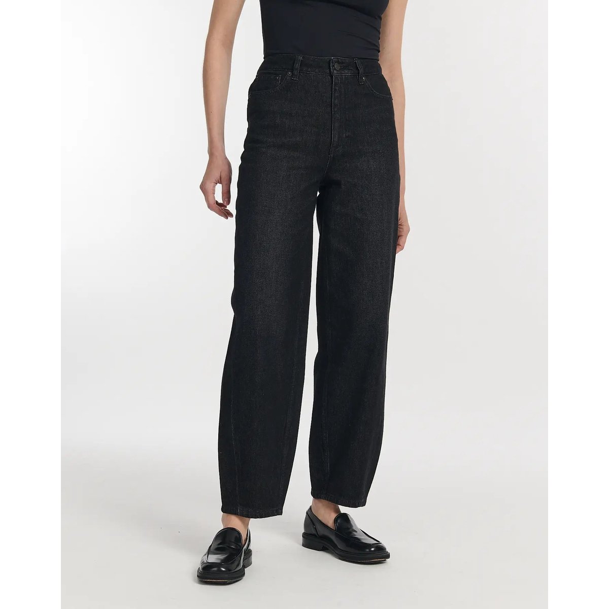 Jeans ballon taille haute bl 70, LABDIP
