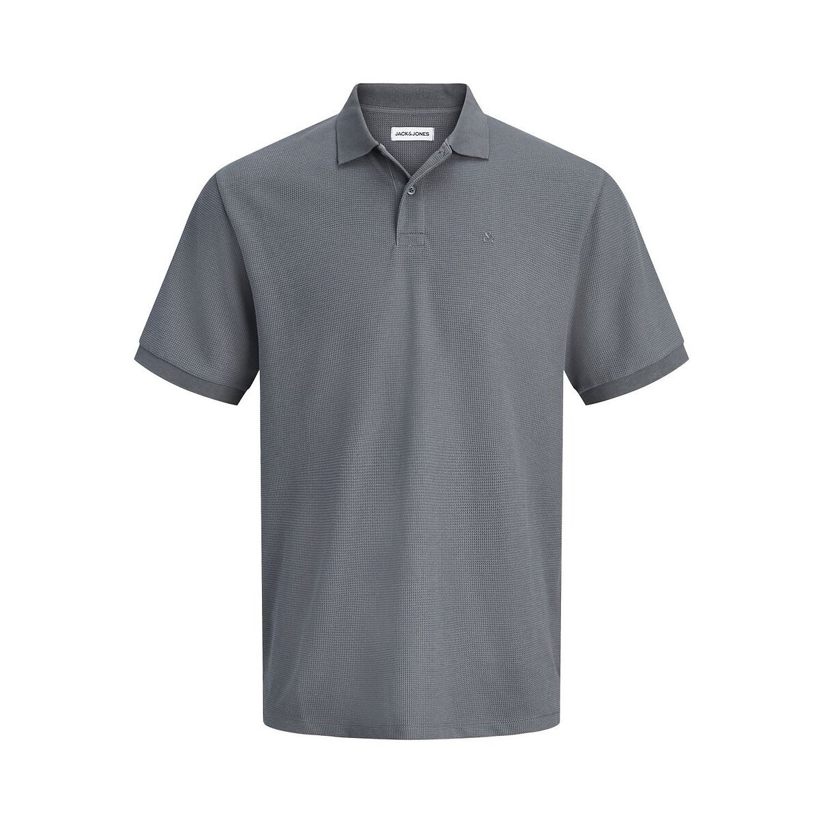 Lot de 3 polos, manches courtes noir + gris + beige, JACK & JONES