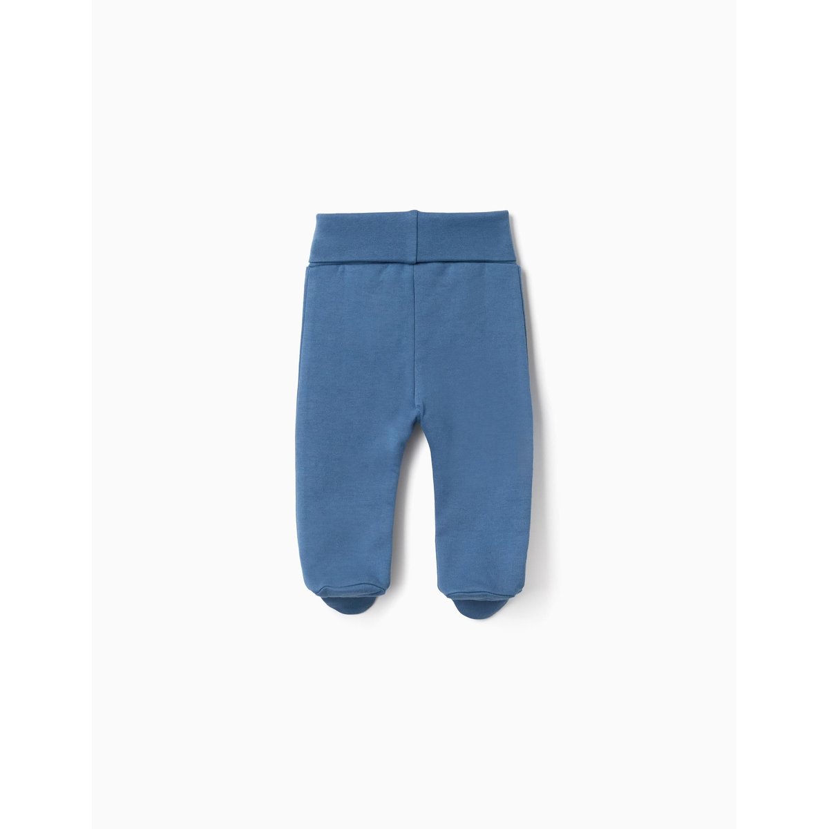 4 pantalons avec pieds en coton unis/imprimés multicolore, ZIPPY