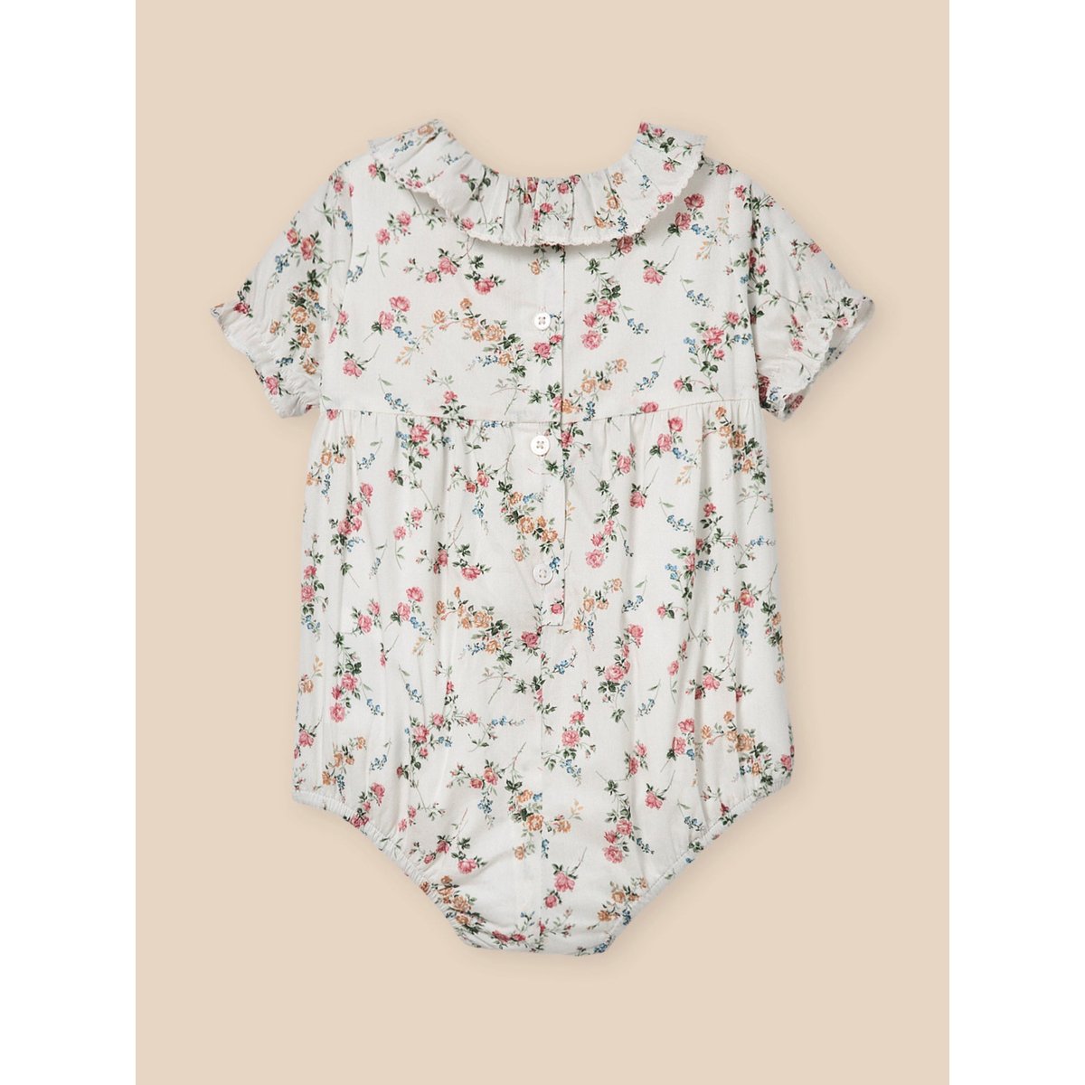 Barboteuse  en tissu Liberty liberty elizabeth, CYRILLUS