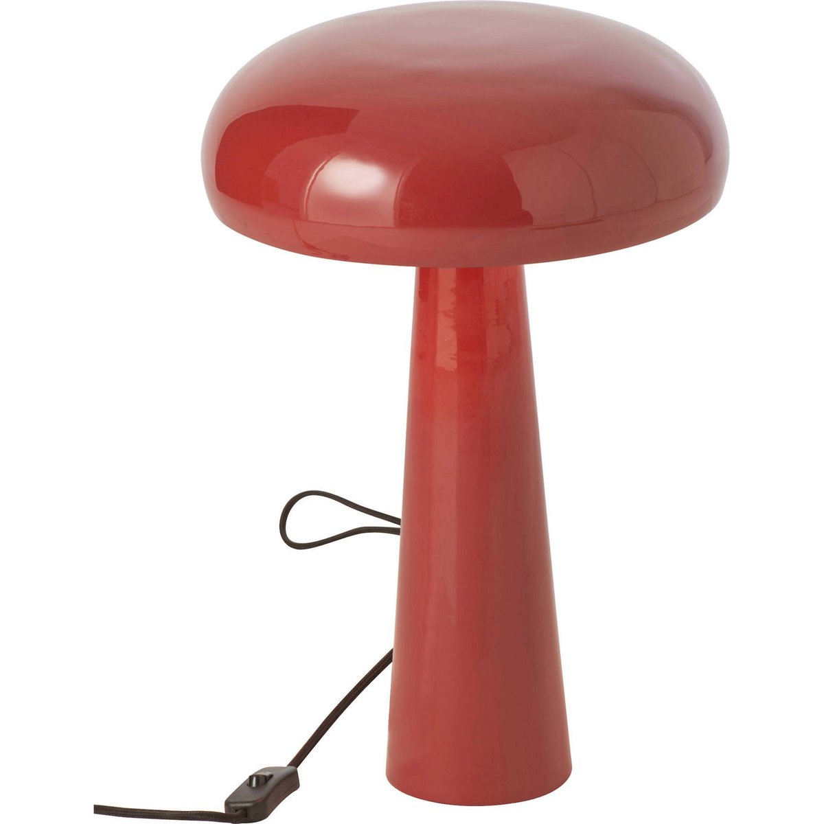 Lampe de table en fer style pop rouge foncé, RECOLLECTION
