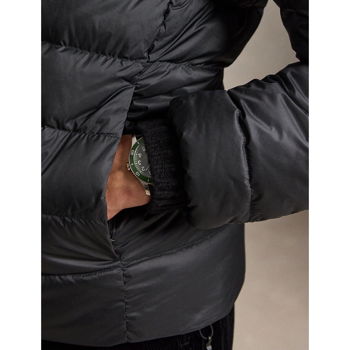 Doudoune col montant noir, POLO RALPH LAUREN