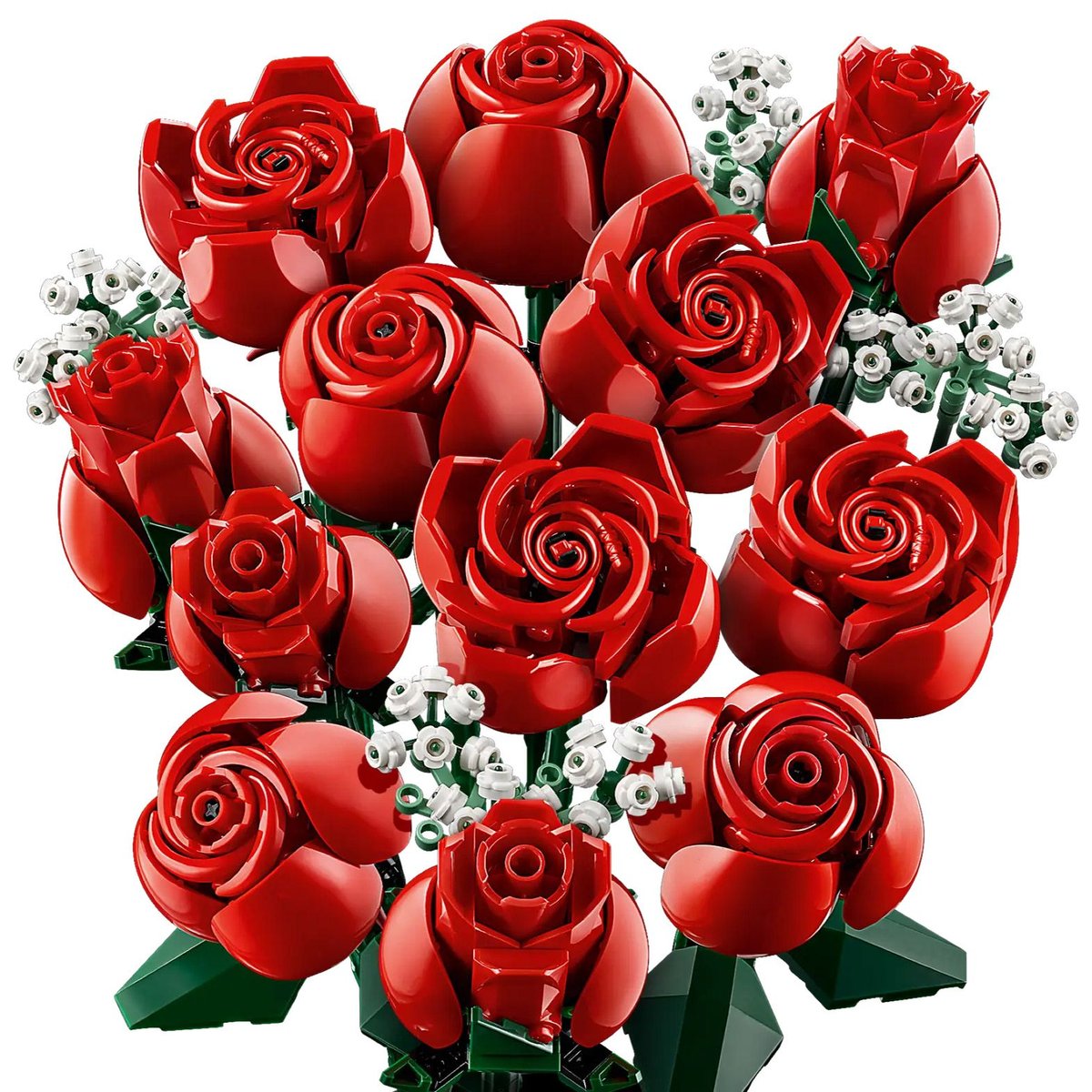 LEGO Icons - Bouquet de Roses - Set de Construction pour Adultes - 10328 multicolore, LEGO