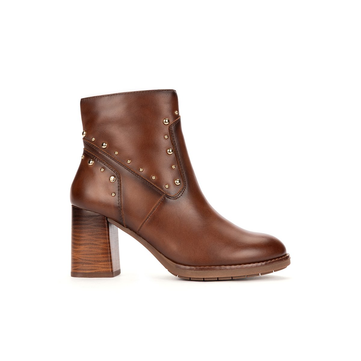 Bottines à talon cuir Palencia cuero, PIKOLINOS