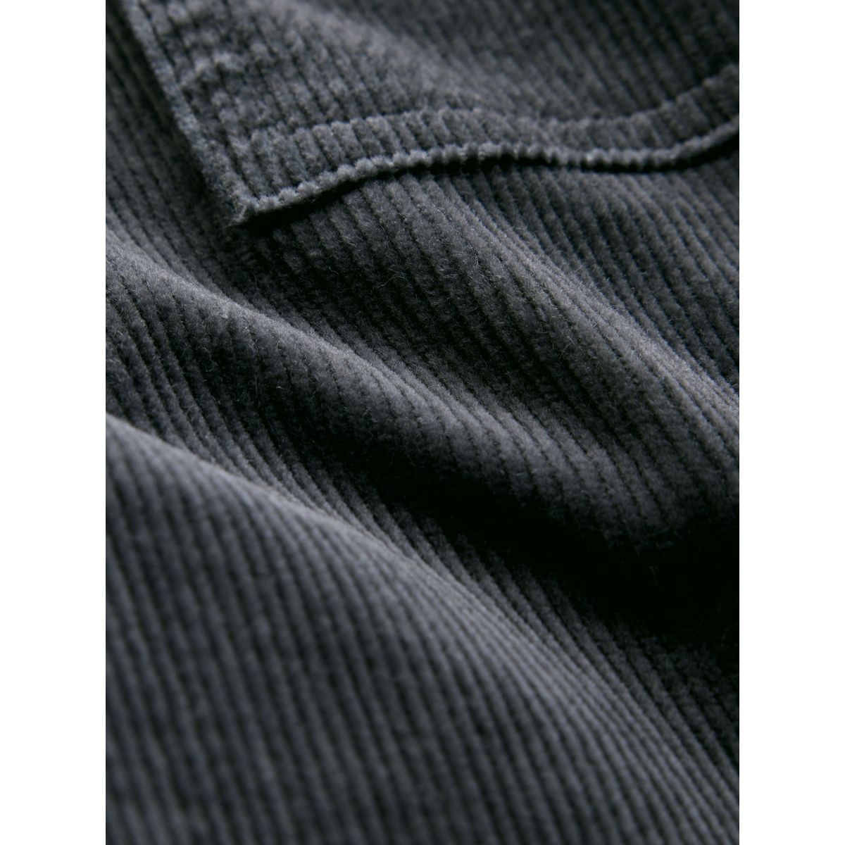 Pantalon cargo droit en velours côtelé/modal gris, NEXT