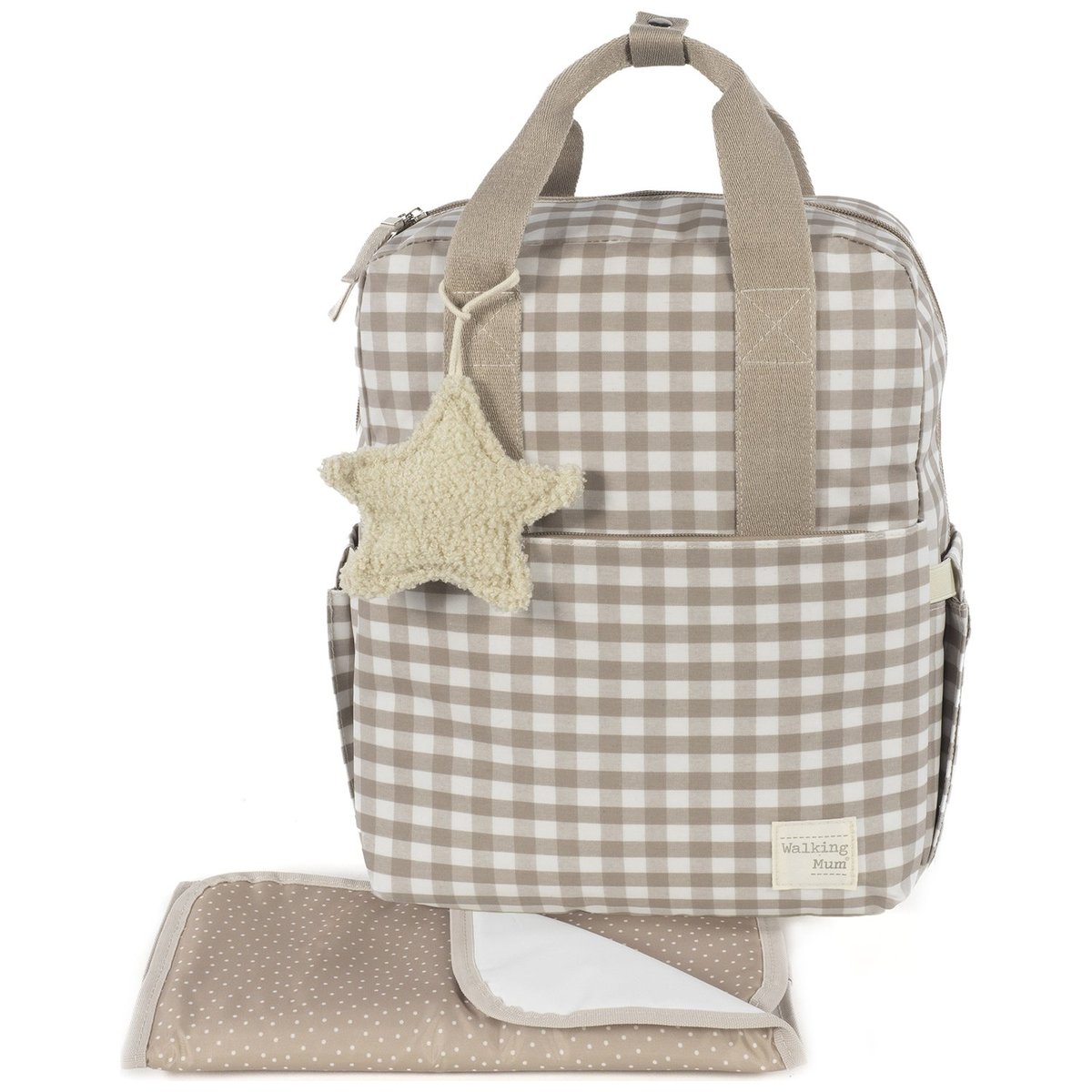 Sac à dos Caetana Sand beige, WALKING MUM