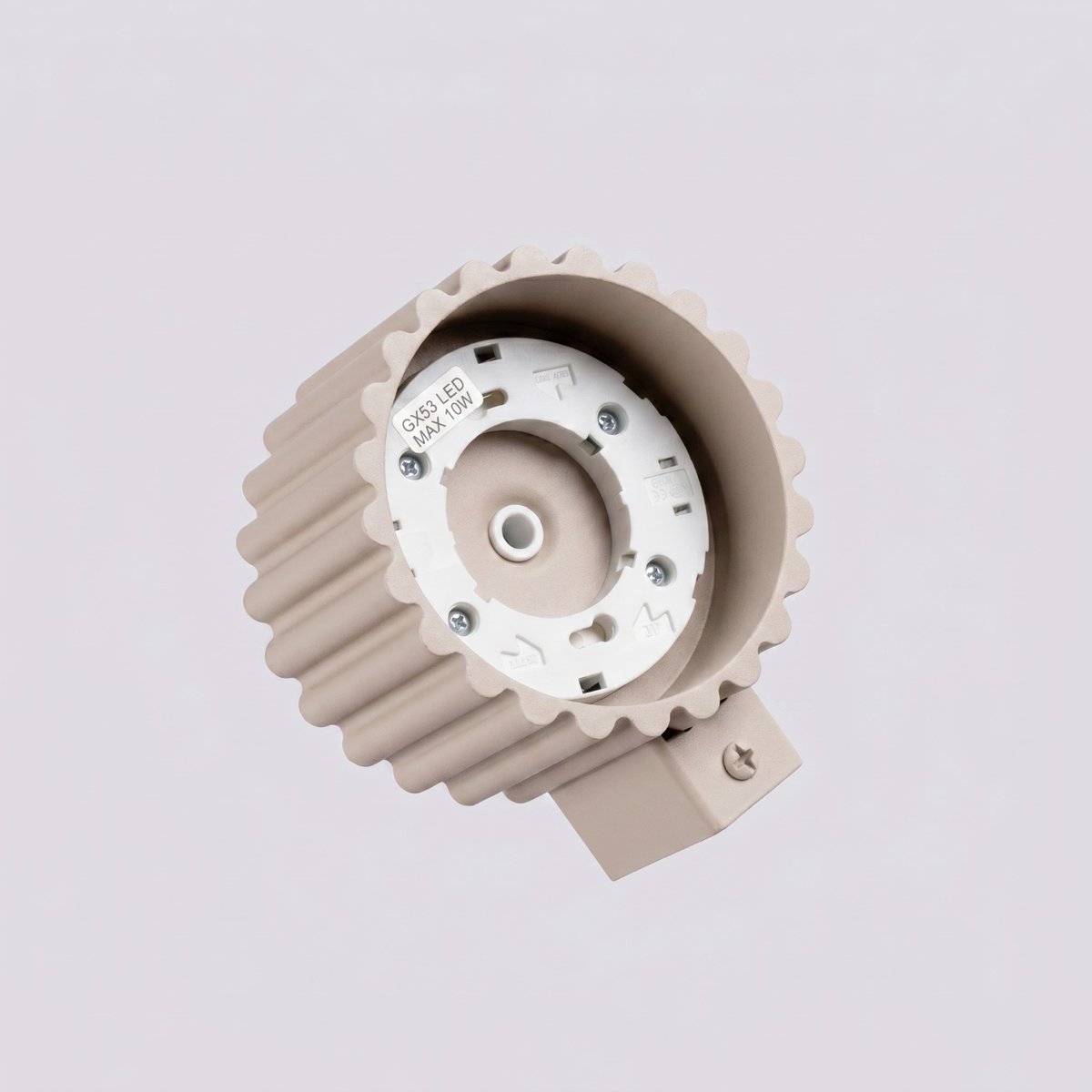 Applique murale Aluminium Taupe Gx53 1 AURA taupe, EDEN