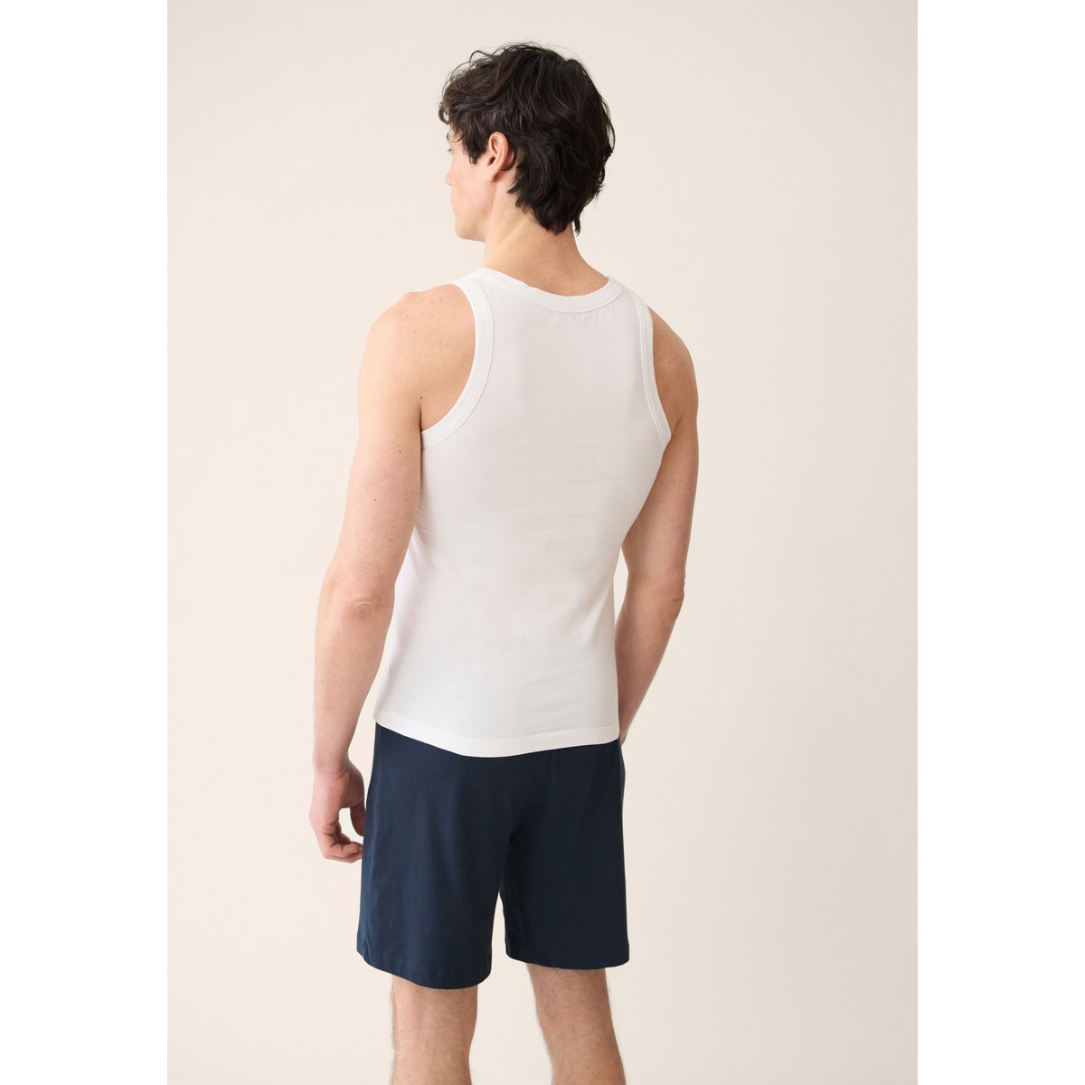 Lot de 3 débardeurs en coton Triofulminant gris chiné noir blanc, LE SLIP FRANCAIS