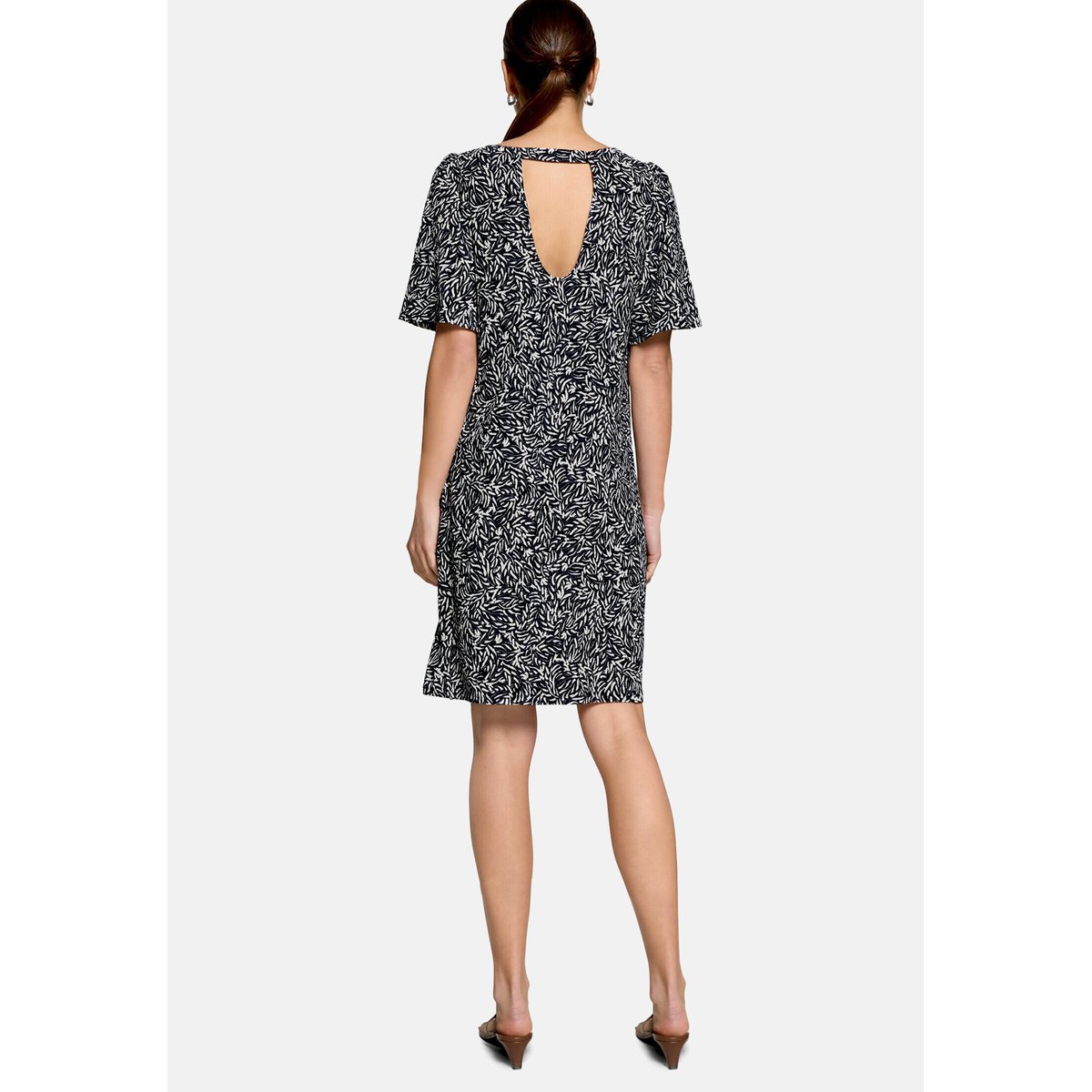 Robe-chemisier à imprimé à fleurs dark blue/cream, ZERO