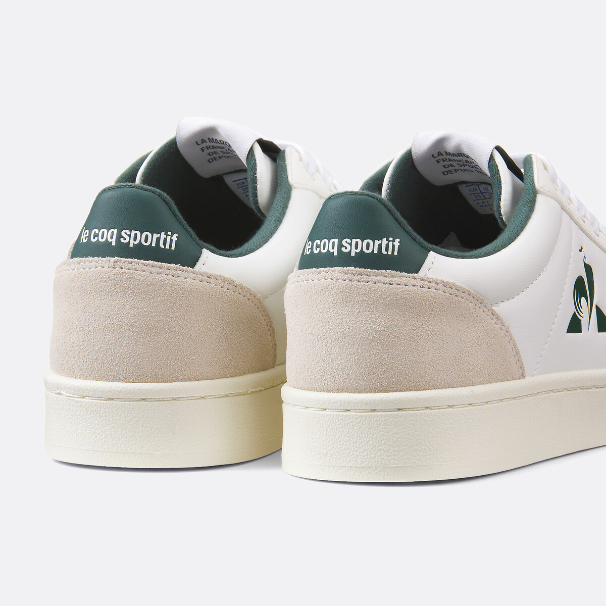Baskets Courtnet blanc/vert foncé, LE COQ SPORTIF