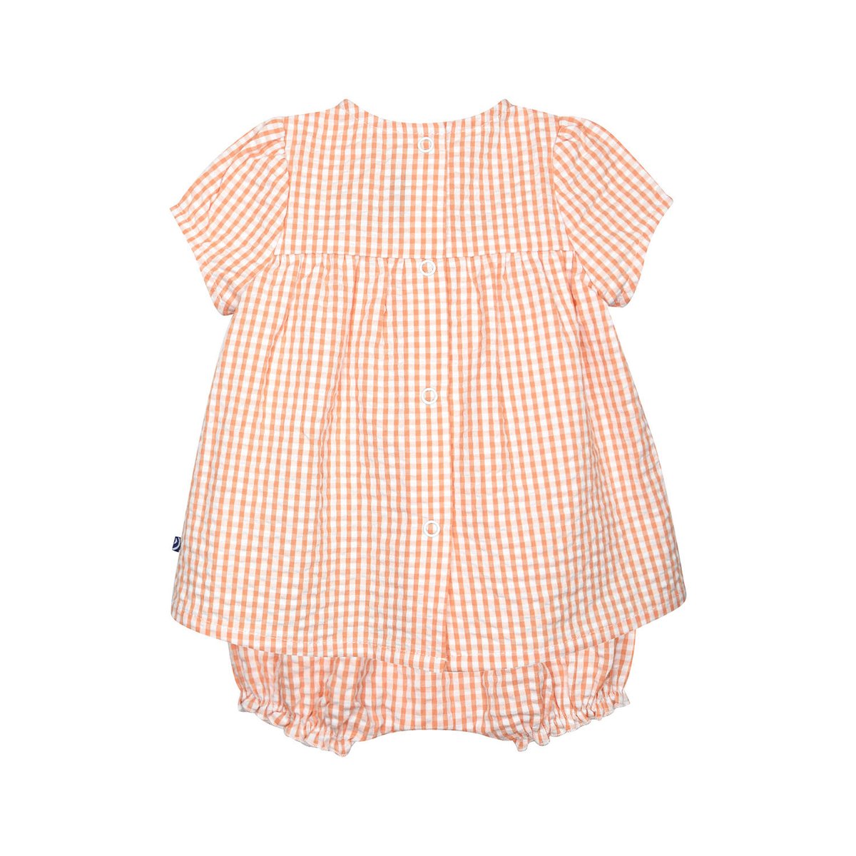 Robe bloomer gracia manches courtes naissance orange, SUCRE D'ORGE
