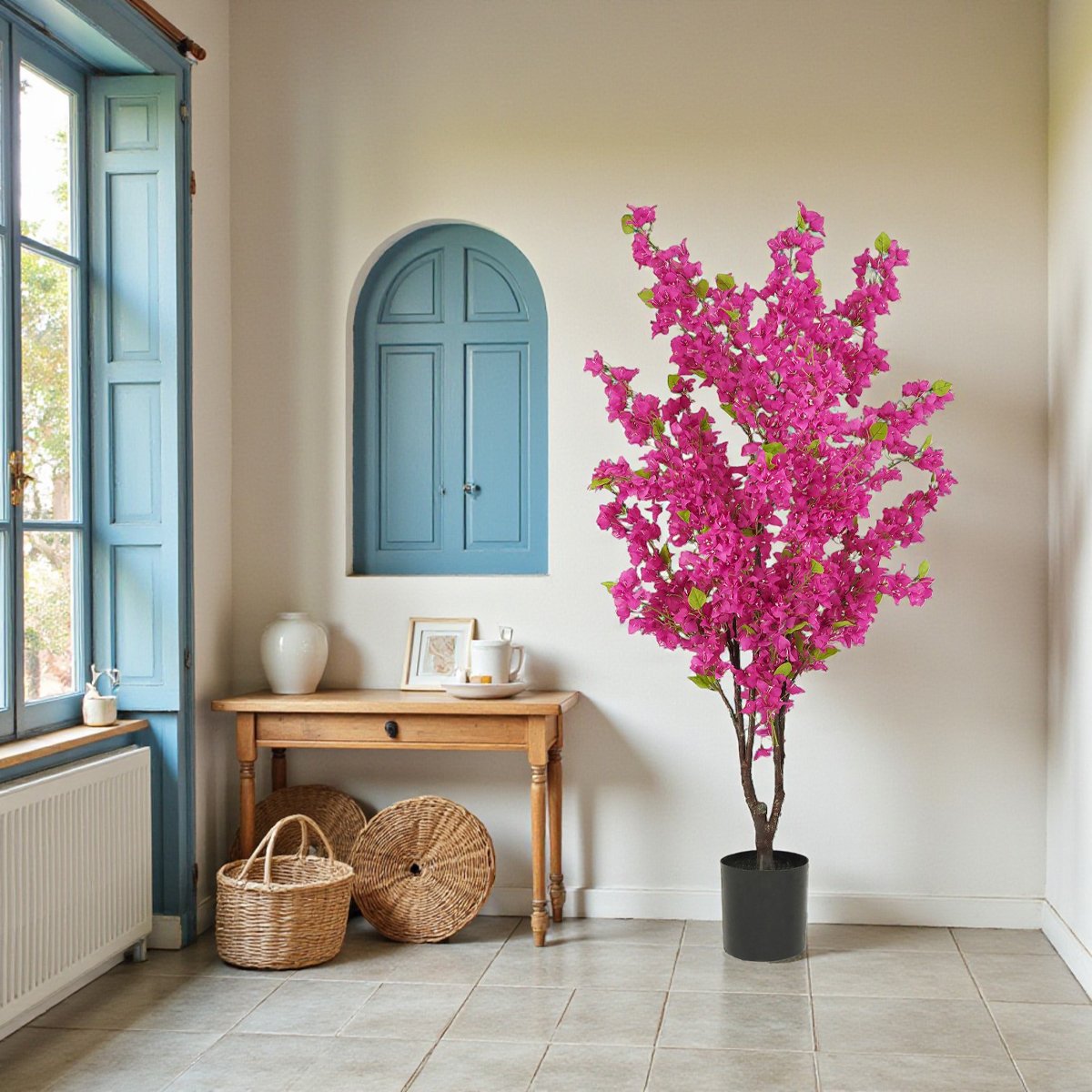 Bougainvillier artificiel fuchsia 175cm autres, LIGNE DECO