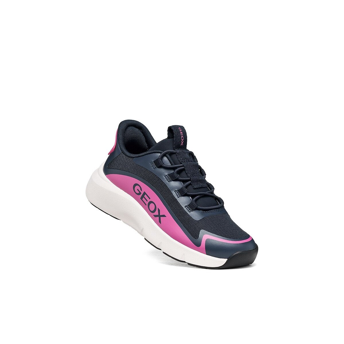 Zapatillas transpirables, PRO-RAN, FAST-IN azul marino/rosa, GEOX