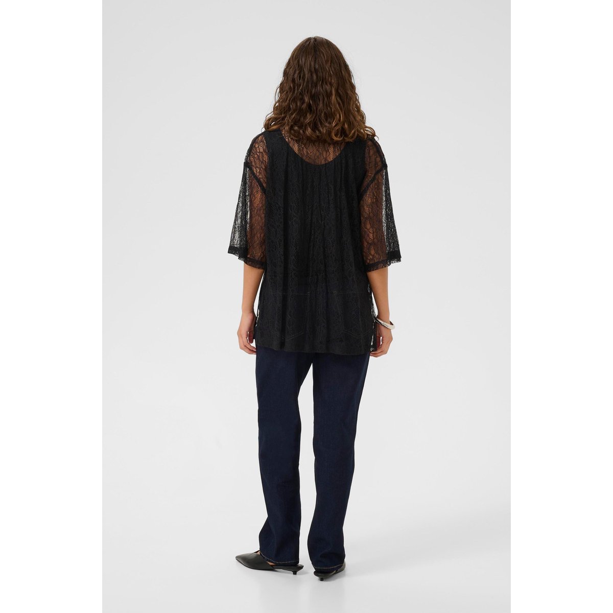 Blouse à manches courtes noir black, CULTURE