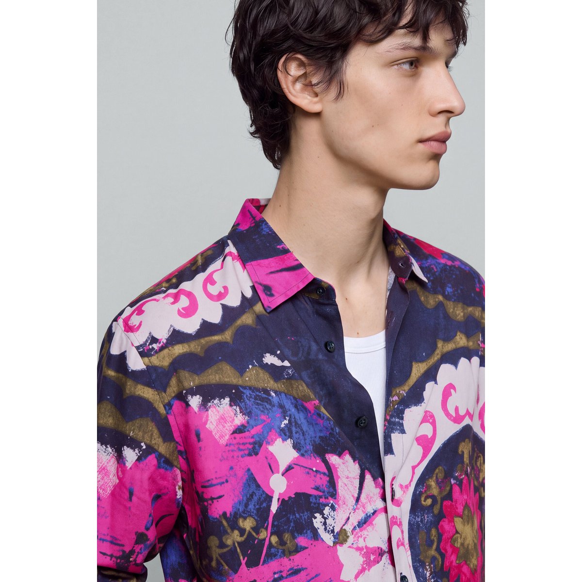 chemise à manches longues mandala rose, DESIGUAL