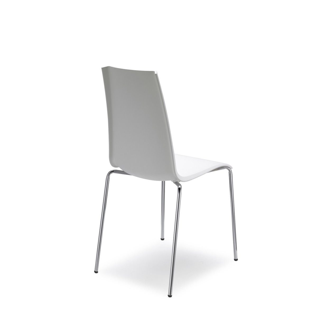 Chaise design empilable (lot de 2), MANNEQUIN blanc, SCAB DESIGN