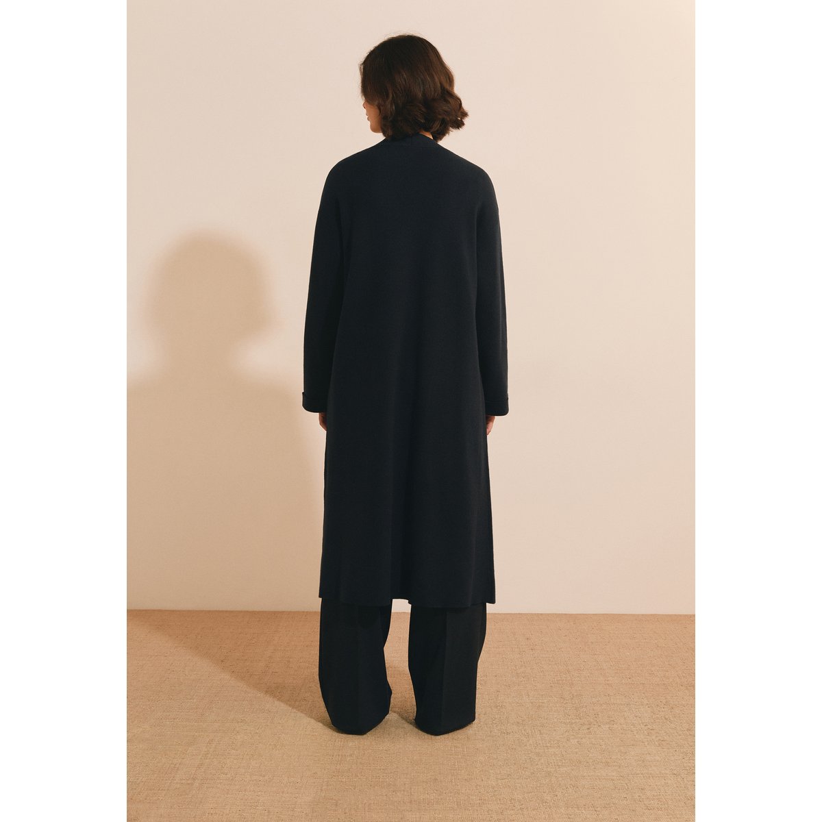 ETAM PULL SAID MANTEAU - LONG encre, ETAM