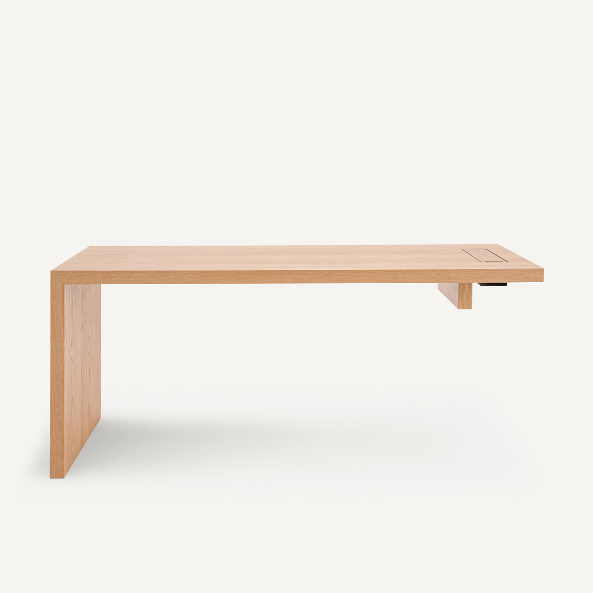 Mikube Oak and Veneered Desk Table Top L175 natural oak, AM.PM
