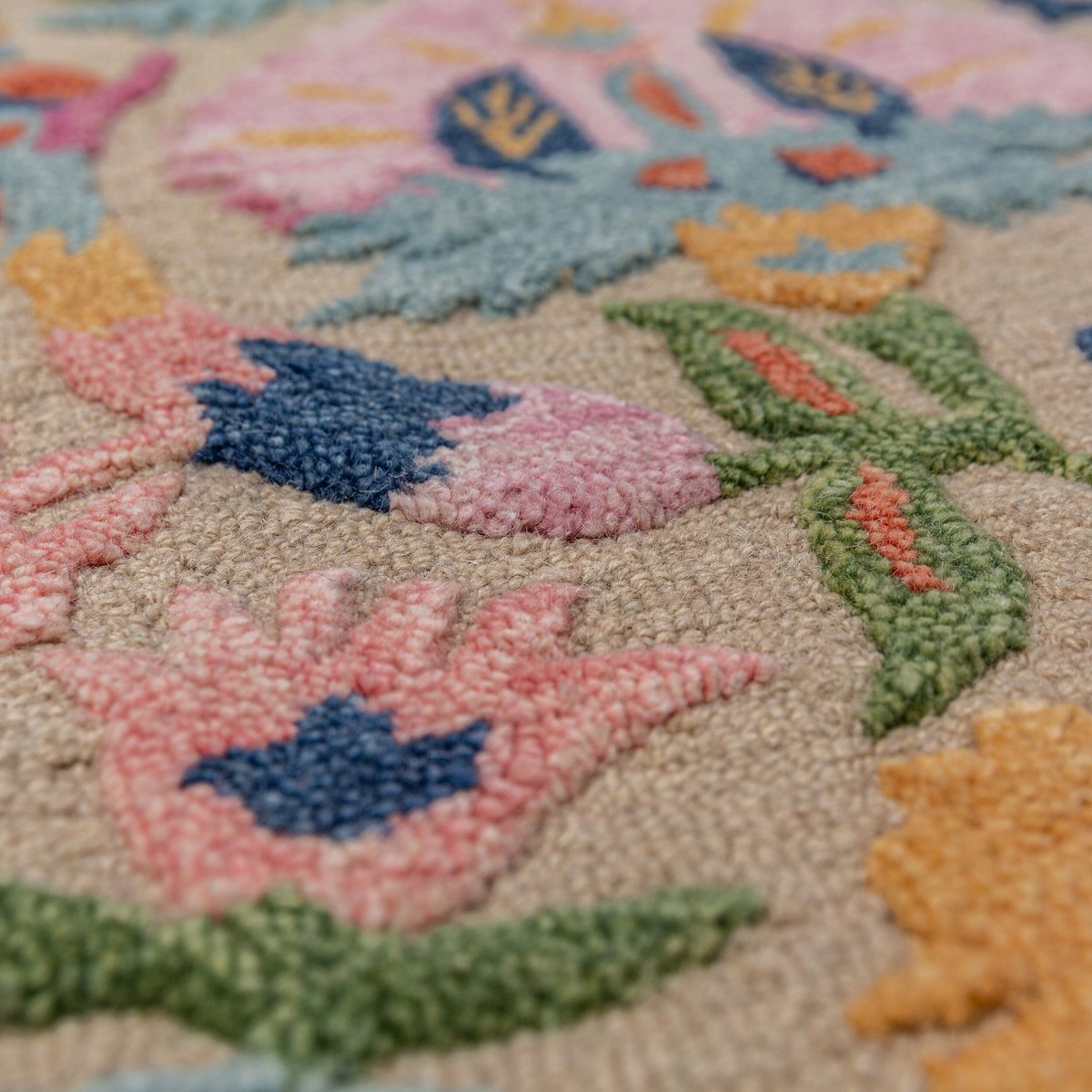 Tapis en laine AMIRA FLORAL multicolore, FLAIR RUGS