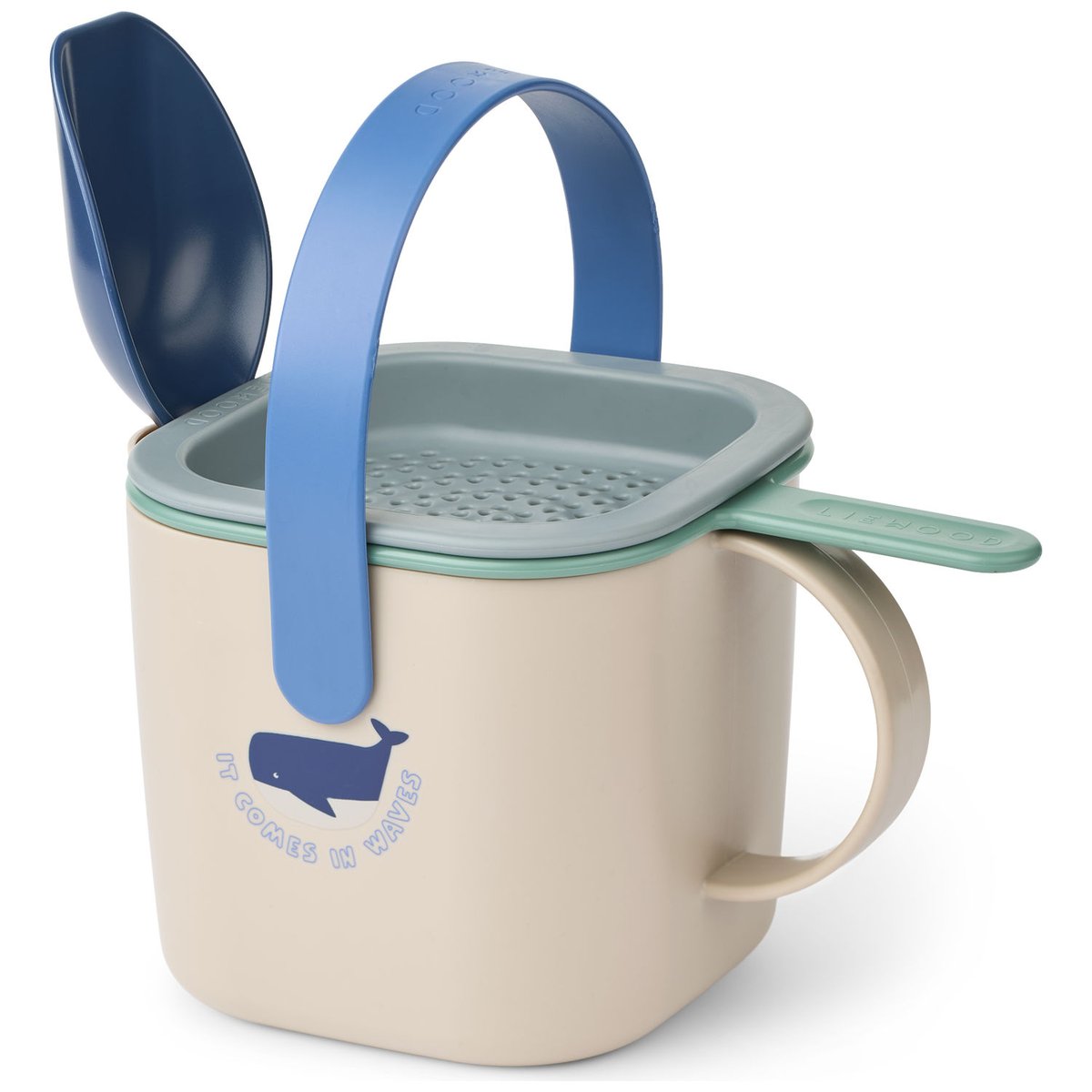 Set de plage Roald beige, bleu, LIEWOOD
