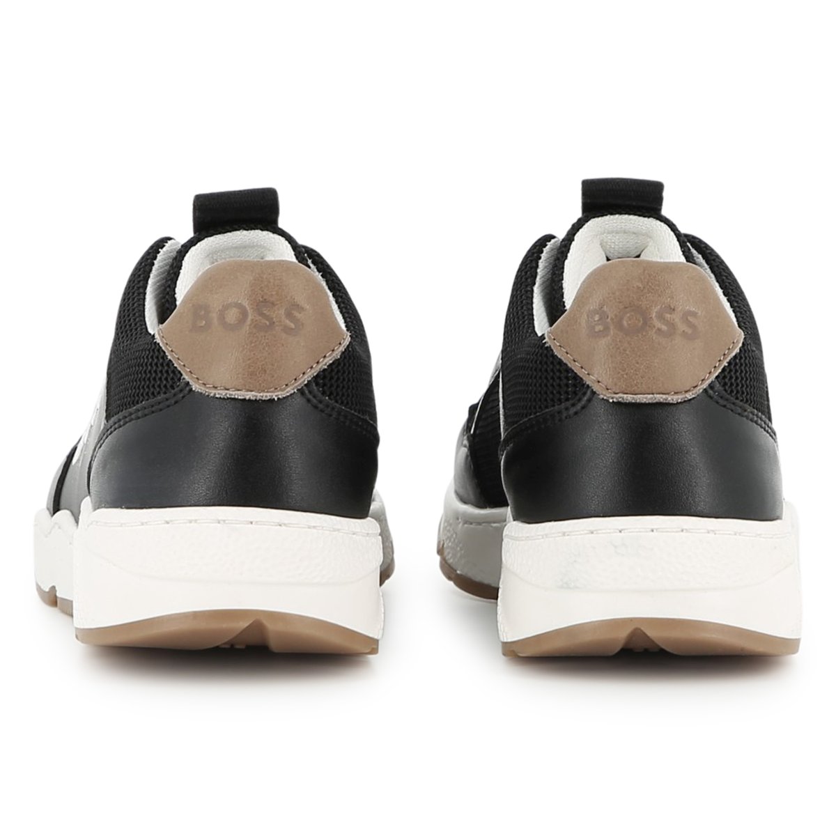 Baskets basses à lacets black, BOSS KIDSWEAR