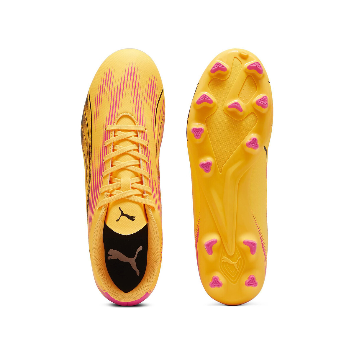 Chaussures de football Ultra Play FG/AG jaune, PUMA