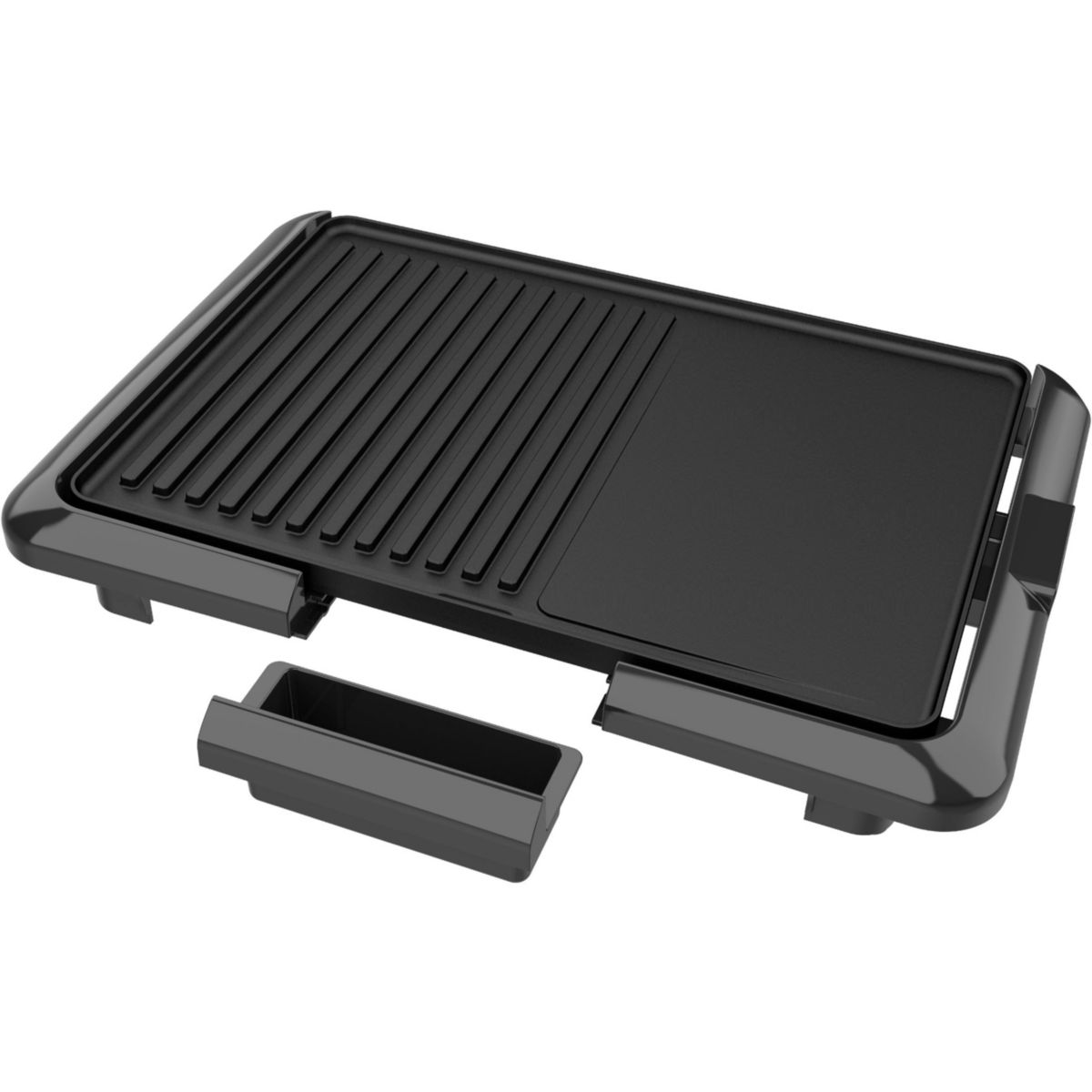 Plancha électrique LPL 4 noir à poser, 35x25 cm couleur unique, LISTO