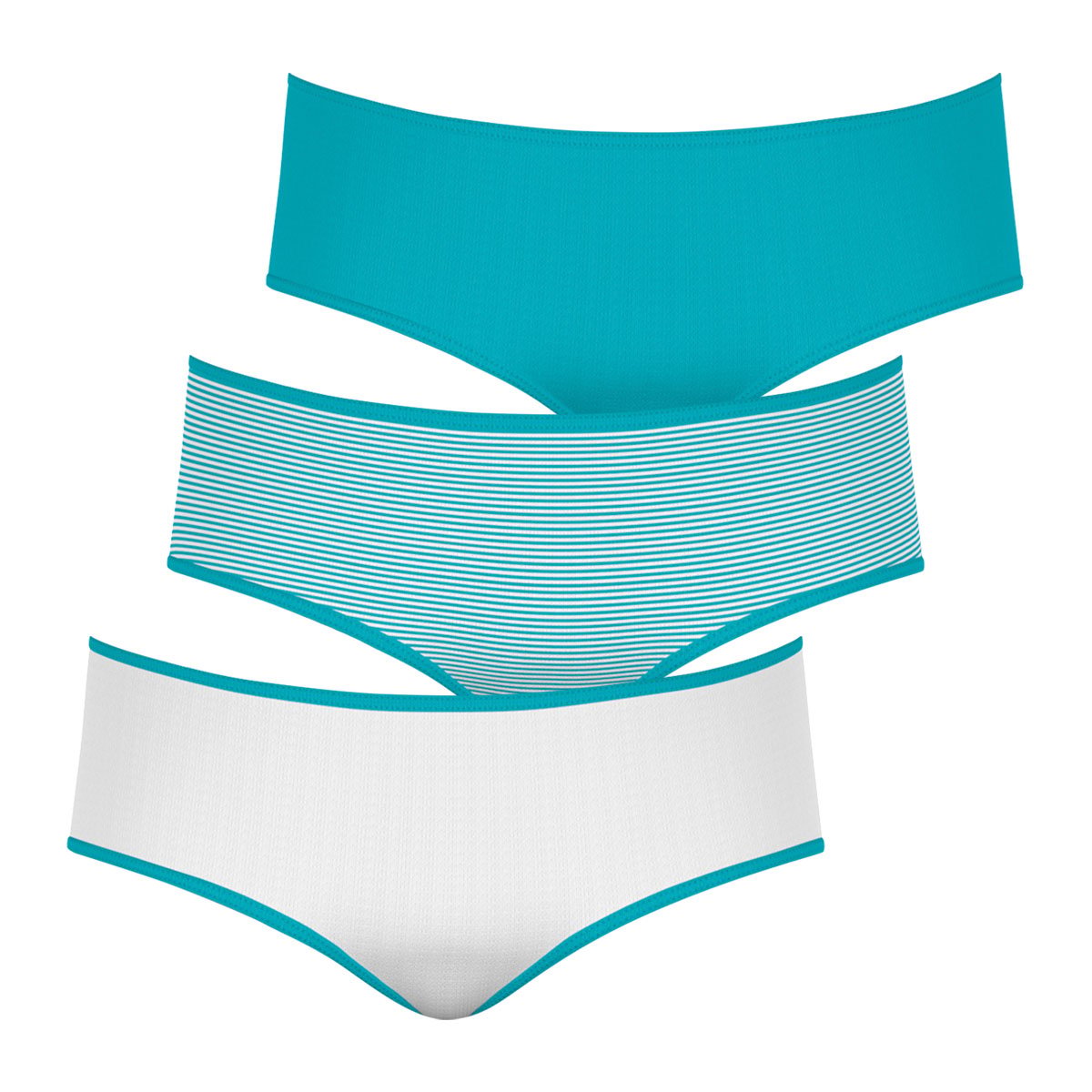 Lot de 3 boxers TRIO MODE gris-marine, ATHENA