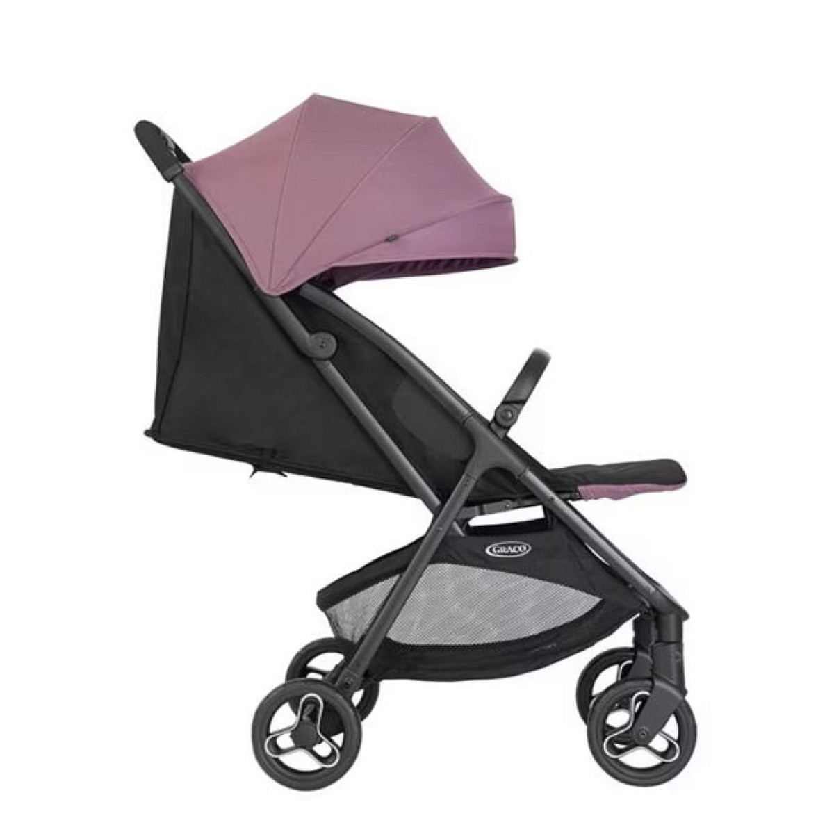 Myavo Poussette noir-Mulberry couleur unique, GRACO