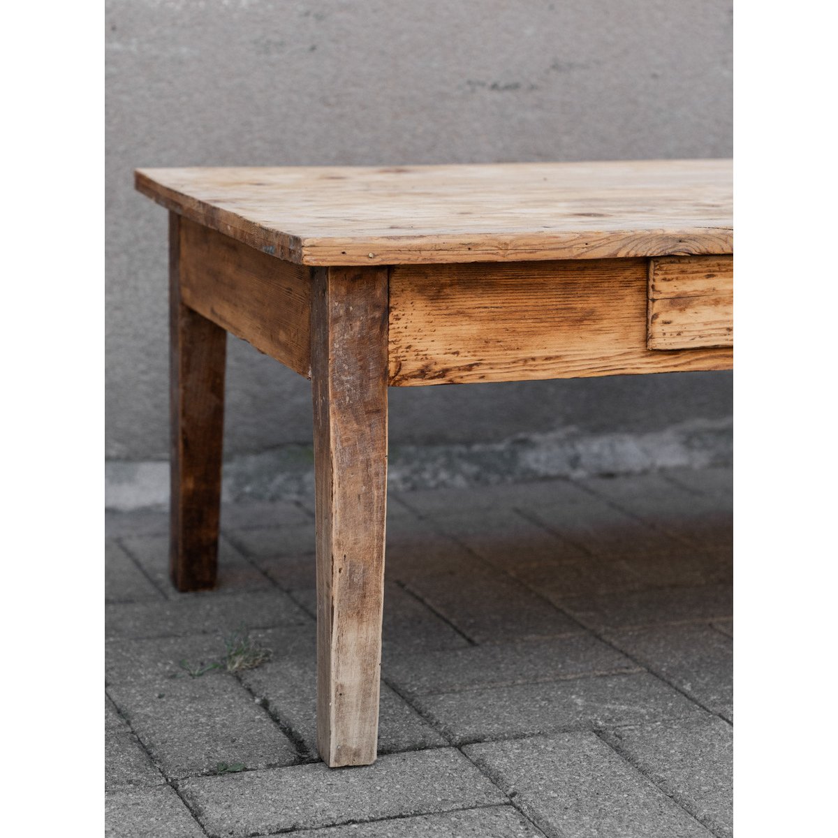 Table basse en bois Léonie N°1148 - Bon état bois clair, DEBONGOUT